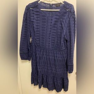 Jcrew Eyelet Long Sleeve Dress-REDUCED 🔥